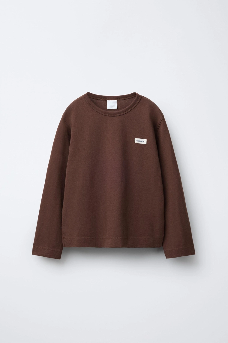 Футболка однотонная с эмблемой bensimon x zara