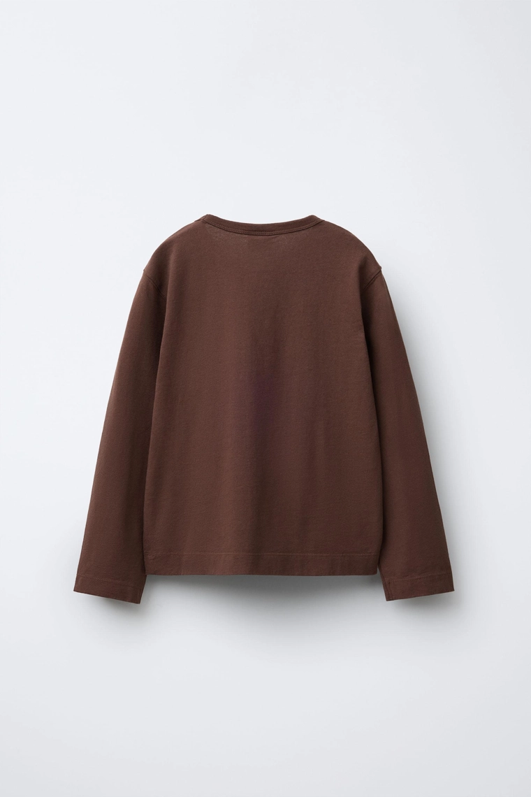 Футболка однотонная с эмблемой bensimon x zara