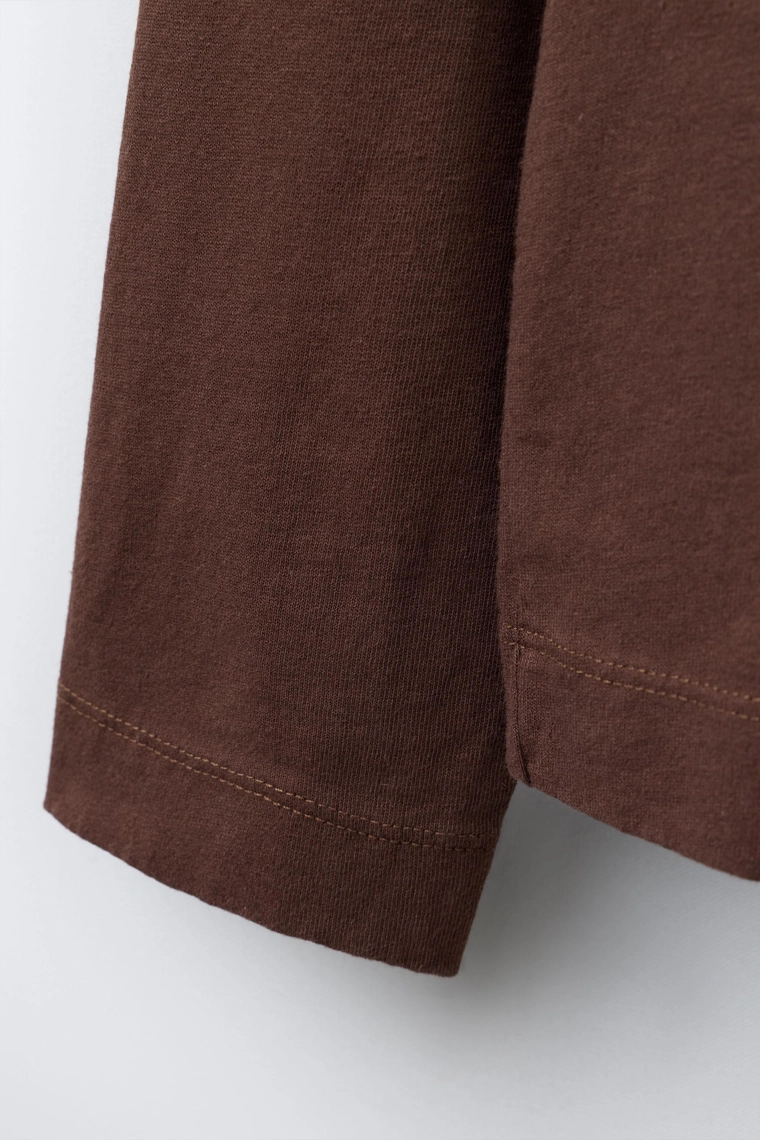 Футболка однотонная с эмблемой bensimon x zara