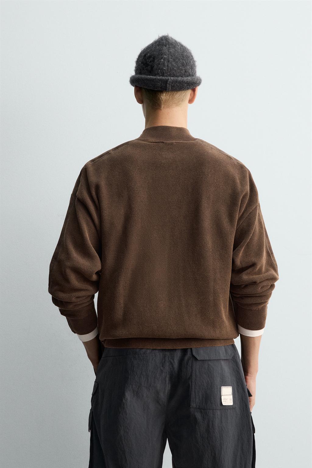 Кардиган с полосками из выцветшего трикотажа x sr_a