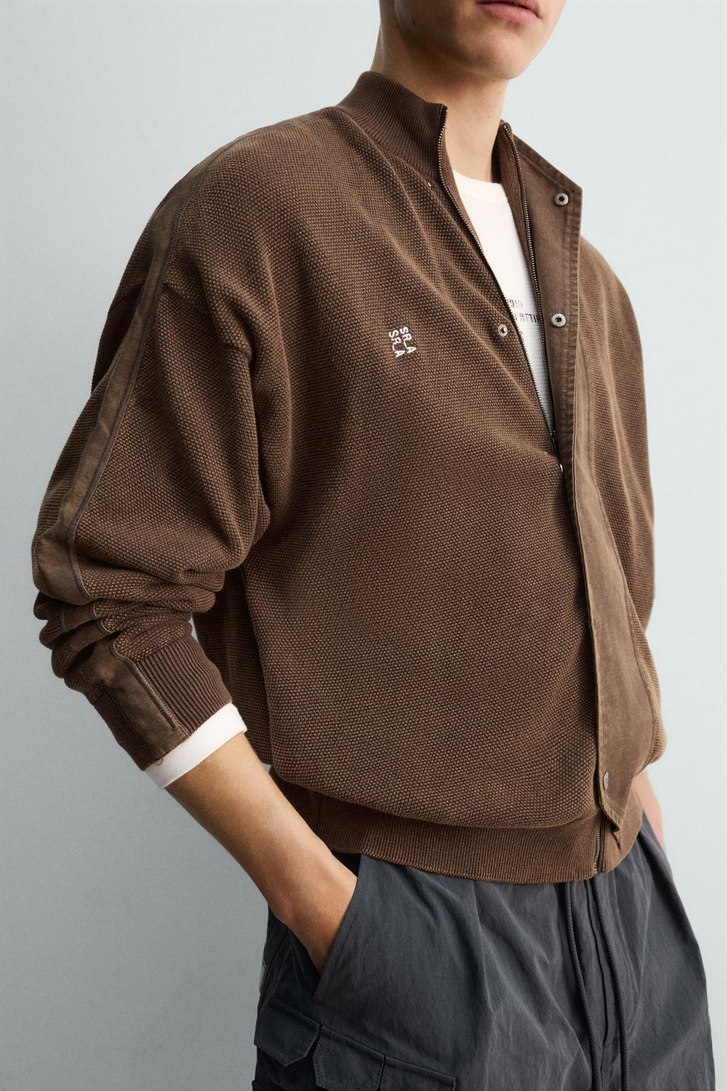 Кардиган с полосками из выцветшего трикотажа x sr_a