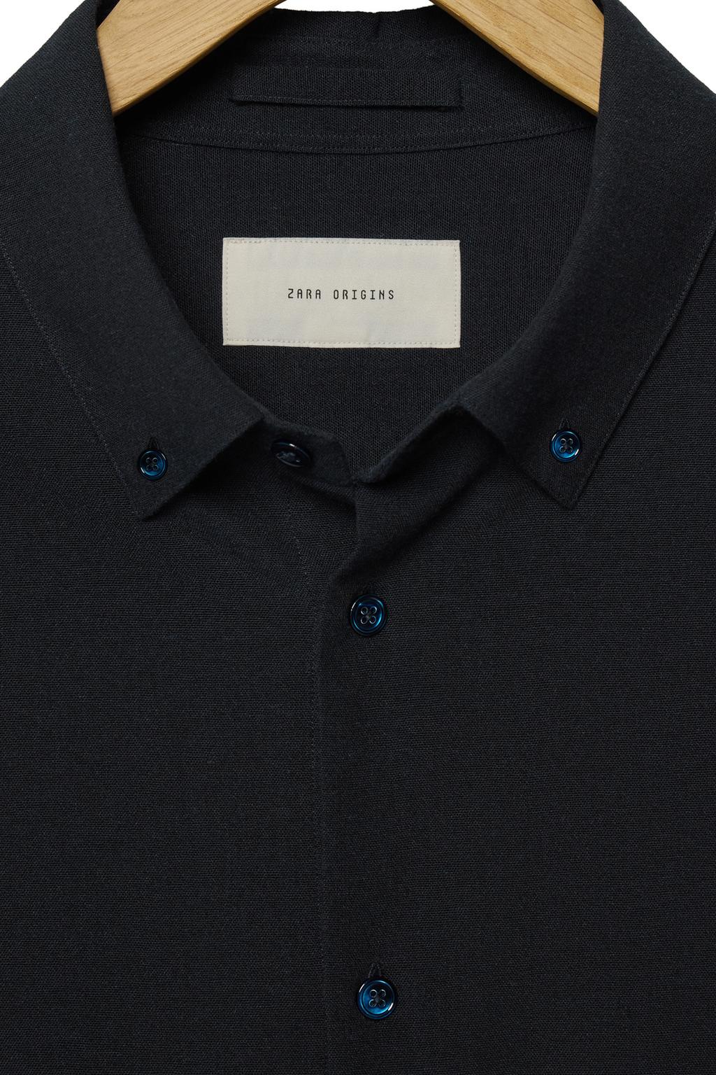 РУБАШКА ИЗ СМЕСОВОЙ ШЕРСТИ С РЕЛЬЕФНЫМ УЗОРОМ