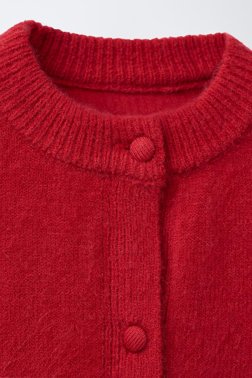 ТРИКОТАЖНЫЙ КАРДИГАН С ДВОЙНЫМ НИЗОМ BENSIMON ® X ZARA