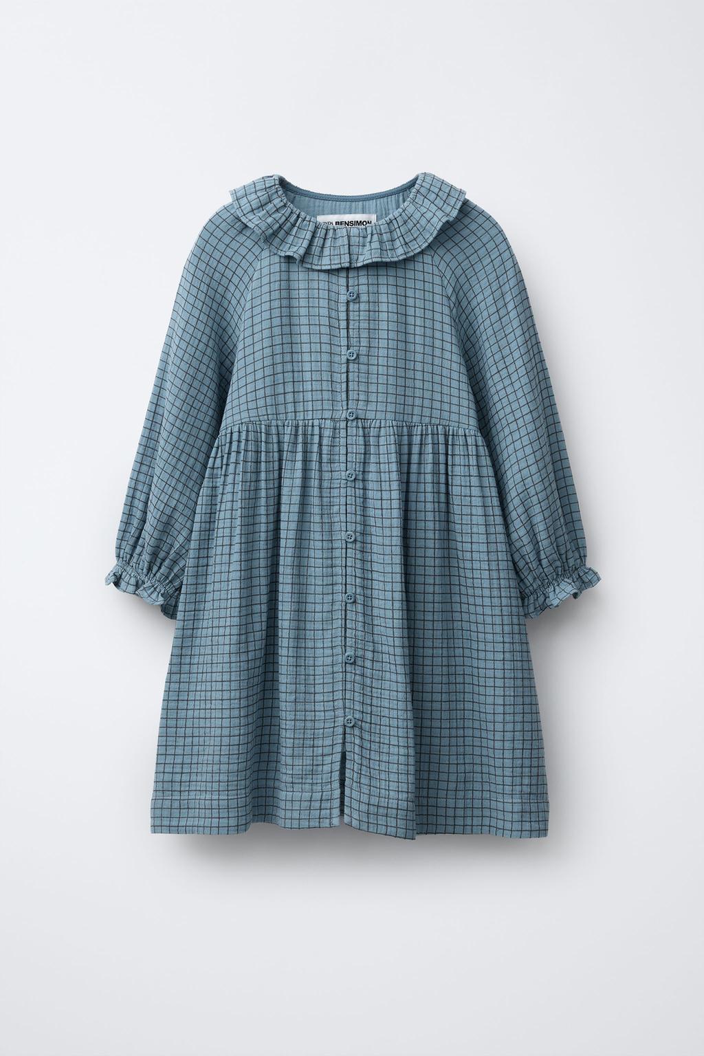 ФАКТУРНОЕ ПЛАТЬЕ В КЛЕТКУ BENSIMON ® X ZARA