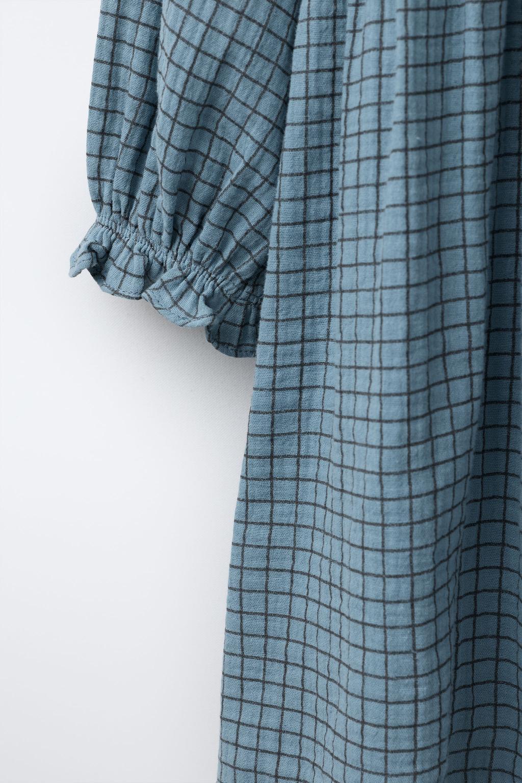 ФАКТУРНОЕ ПЛАТЬЕ В КЛЕТКУ BENSIMON ® X ZARA