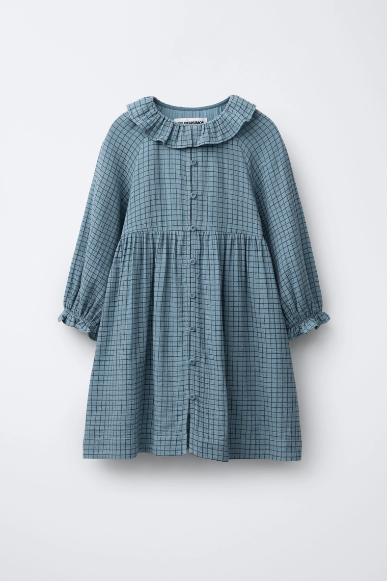 Платье в клетку с двойным воротником bensimon ® x zara