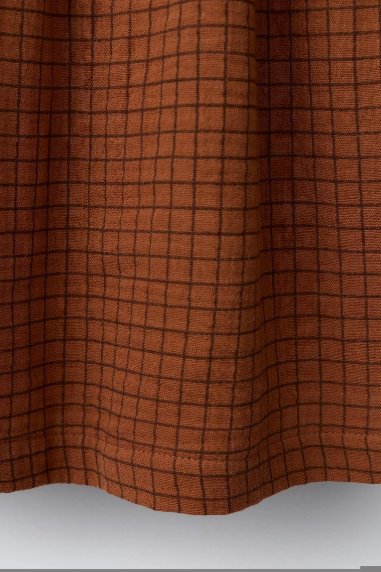 Юбка-миди в клетку с бантами bensimon ® x zara