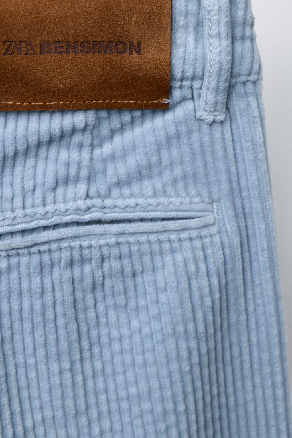 ВЕЛЬВЕТОВЫЕ БРЮКИ STRAIGHT FIT — BENSIMON ® X ZARA