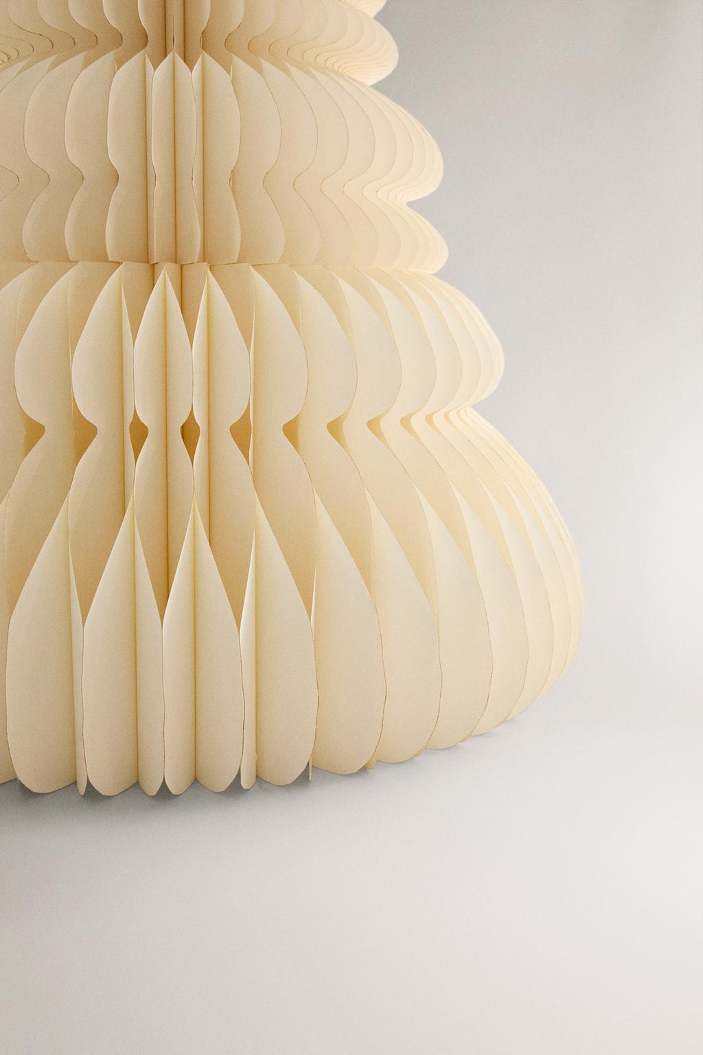 Напольная 3d елка из бумаги с подсветкой (160 см)
