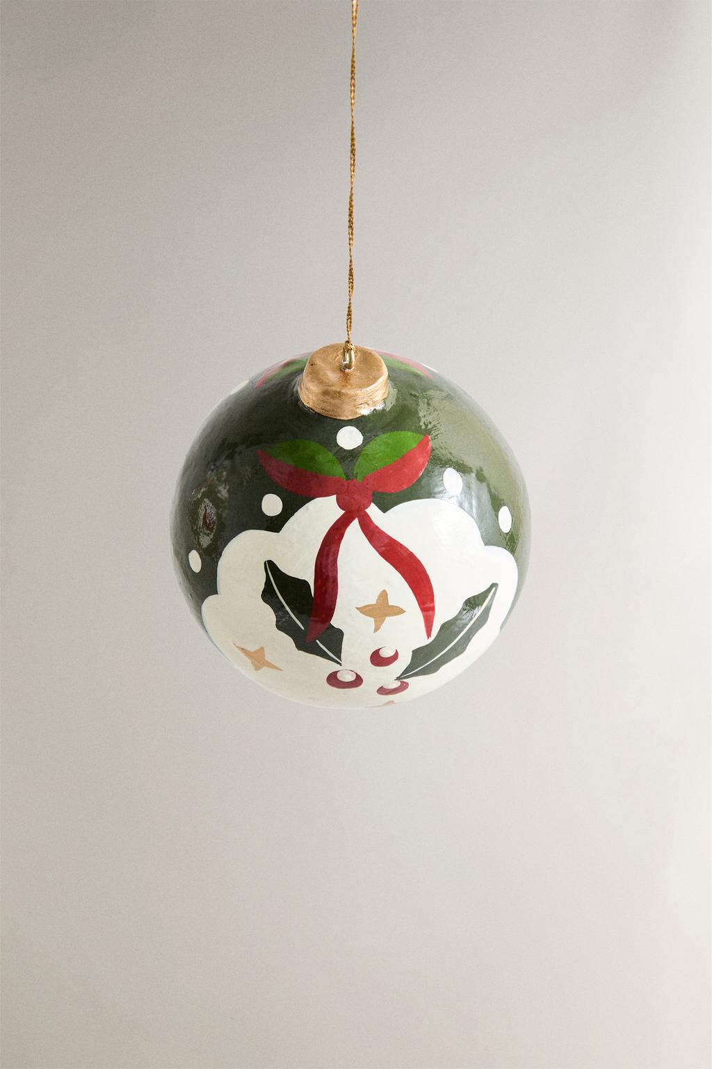 Елочное украшение paper holly bauble