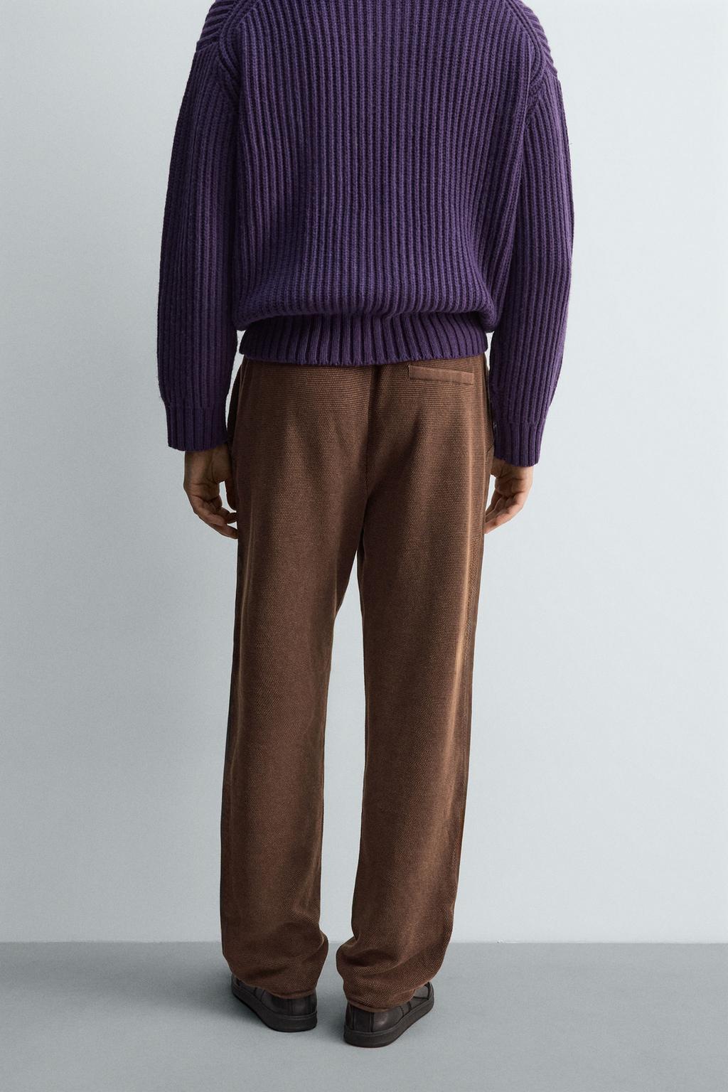 Вязанные брюки с боковой полосой x sr_a