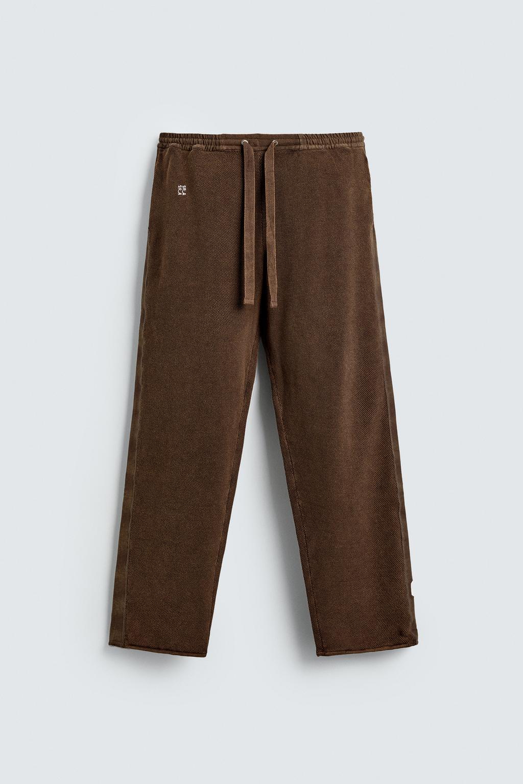 Вязанные брюки с боковой полосой x sr_a