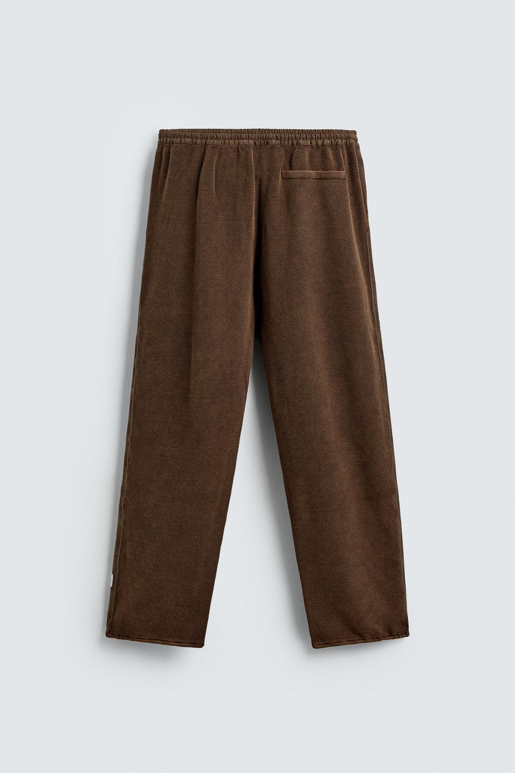 Вязанные брюки с боковой полосой x sr_a