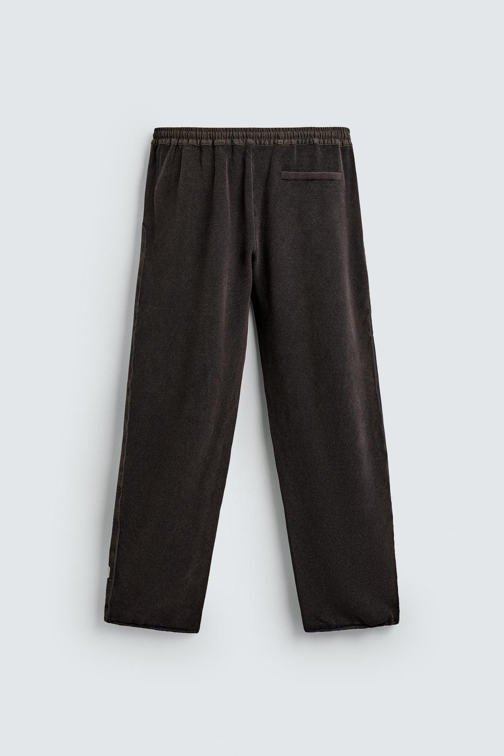 Вязанные брюки с боковой отделкой x sr_a