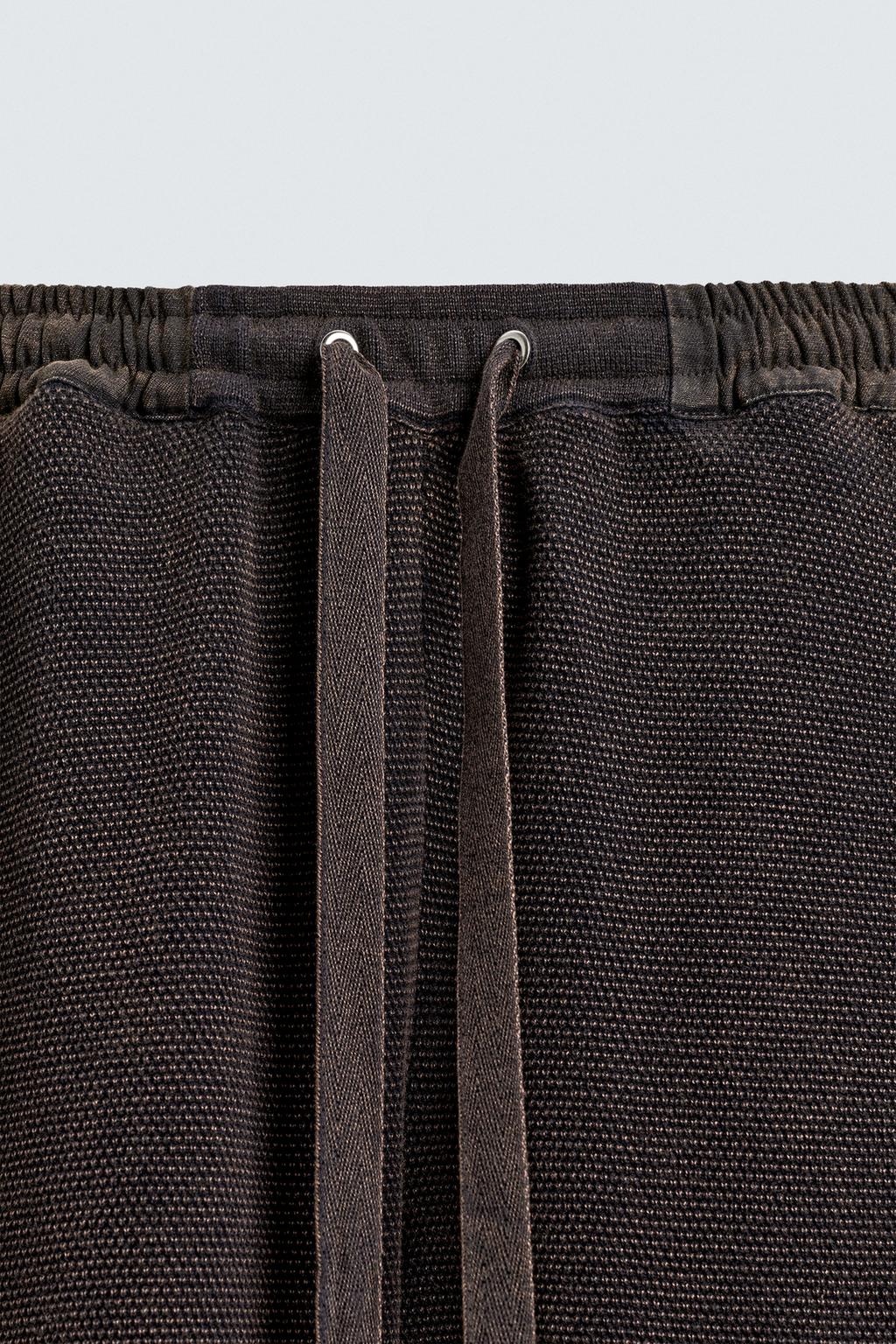 Вязанные брюки с боковой отделкой x sr_a