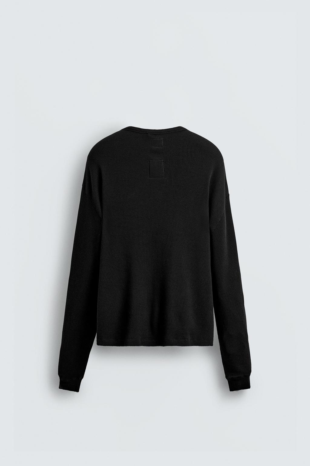 Футболка в клетку из структурного материала x zara