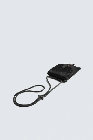 Сумка через плечо с деталями из овчины X SR_A- Заказать в России