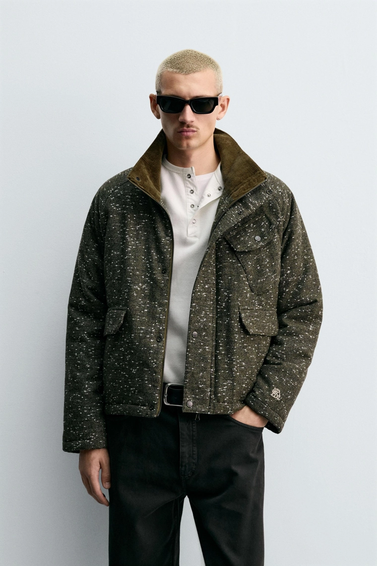 Пиджак в естественный рисунок