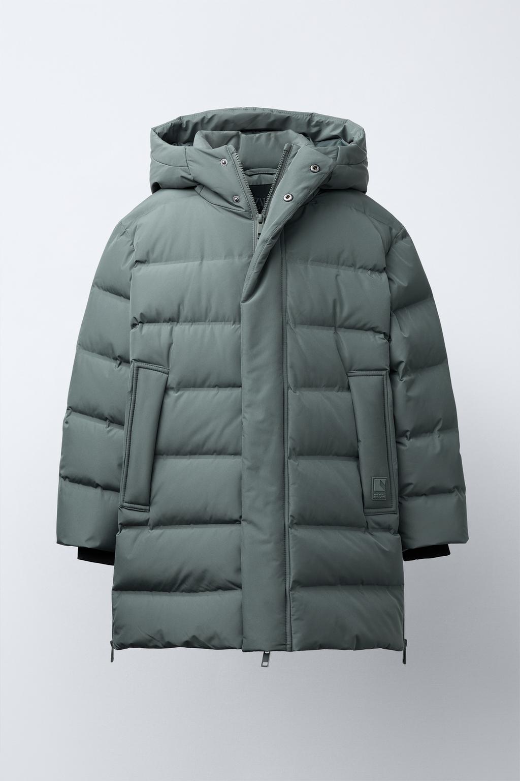 ДЛИННЫЙ ПУХОВИК С ПЕРОМ И ПУХОМ WATER REPELLENT
