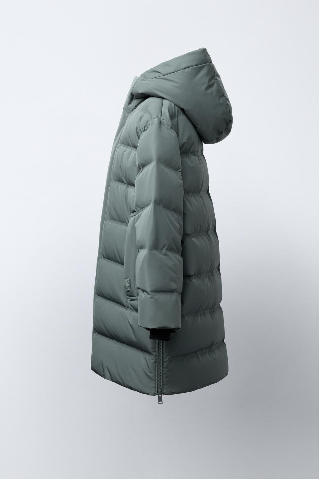 ДЛИННЫЙ ПУХОВИК С ПЕРОМ И ПУХОМ WATER REPELLENT