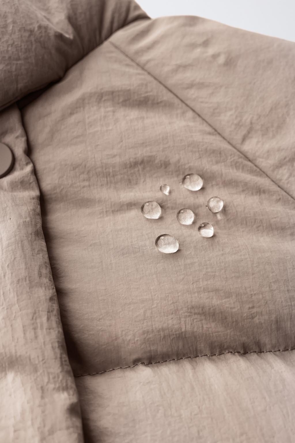 ПУХОВИК WATER REPELLENT С ОТСТЕГИВАЮЩИМСЯ МЕХОВЫМ КАПЮШОНОМ