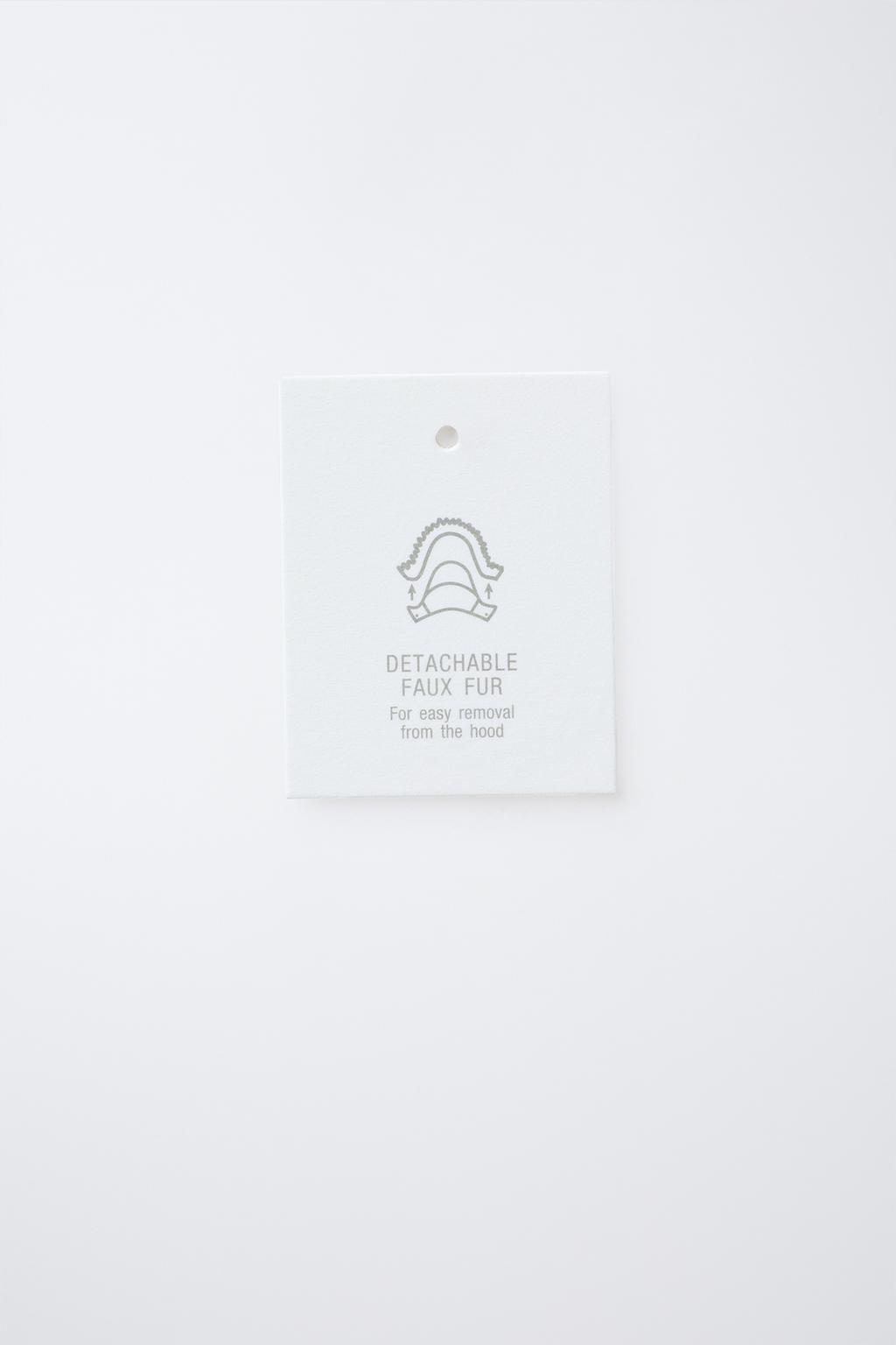 ПУХОВИК WATER REPELLENT С ОТСТЕГИВАЮЩИМСЯ МЕХОВЫМ КАПЮШОНОМ