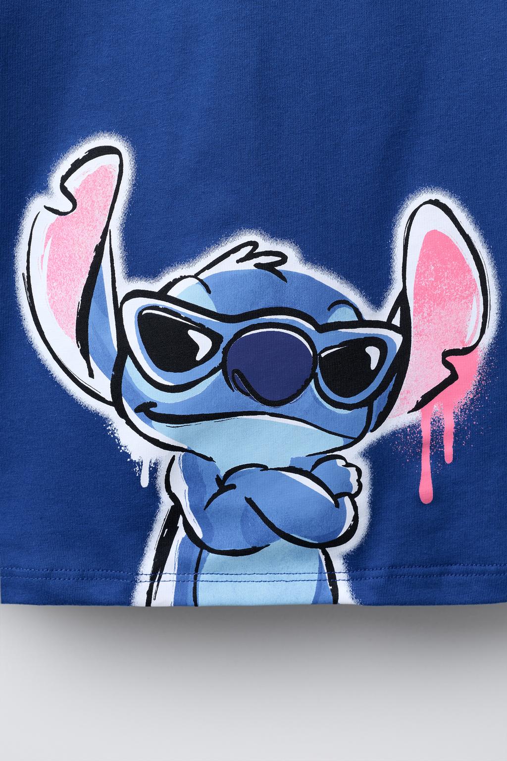 ФУТБОЛКА С РЕЛЬЕФНЫМ ПРИНТОМ LILO & STITCH © DISNEY