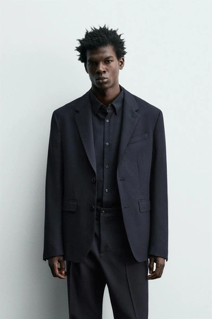 Костюмный блейзер из 100% шерсти- Заказать в России