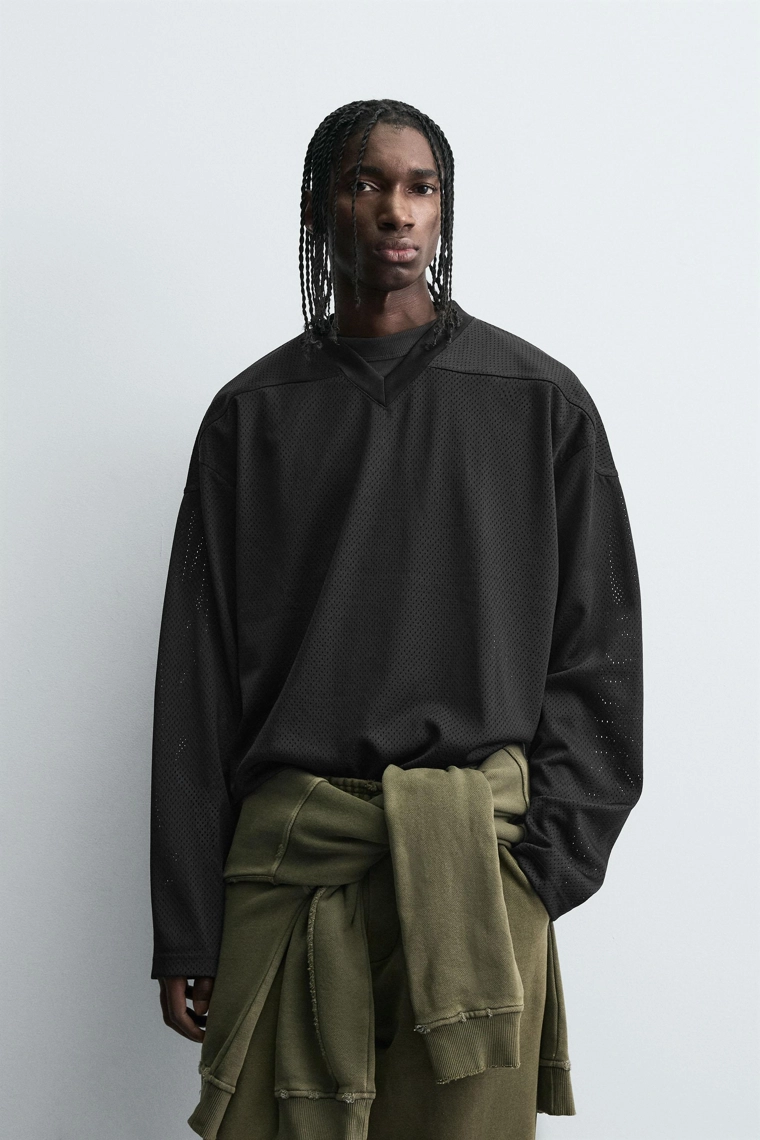 Футболка с текстурой хоккейной формы