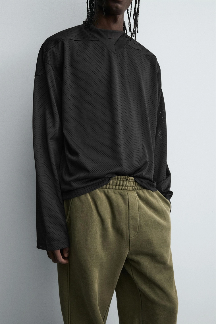 Футболка с текстурой хоккейной формы