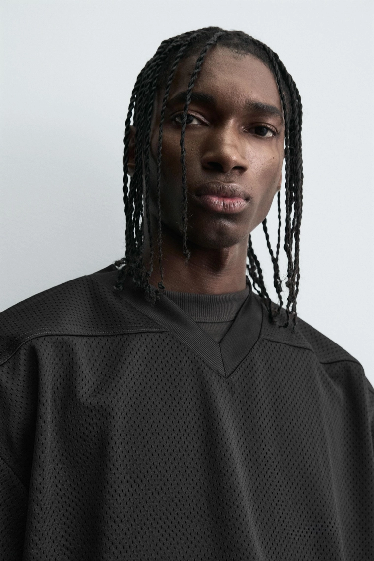 Футболка с текстурой хоккейной формы