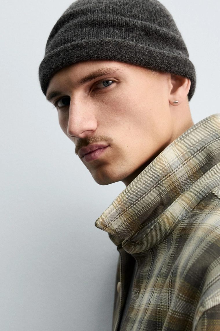 Рубашка в клетку свободного кроя