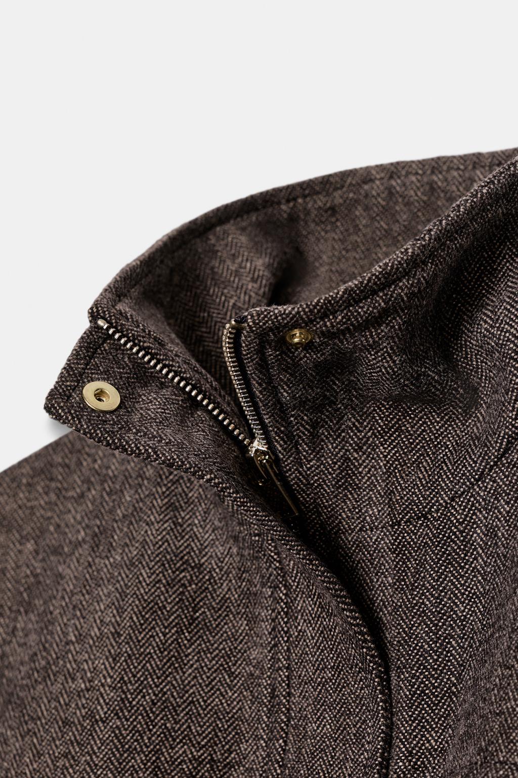 БОМБЕР С ЖАККАРДОВЫМ УЗОРОМ В ЕЛОЧКУ