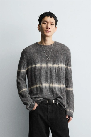 Свитер с принтом TIE DYE- Заказать в России