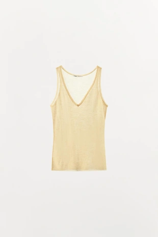 Топ из 100% шерсти на бретелях- Заказать в России