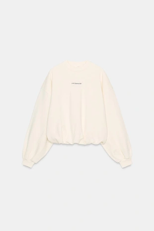 Толстовка с вышитой надписью в виде шара- Заказать в России