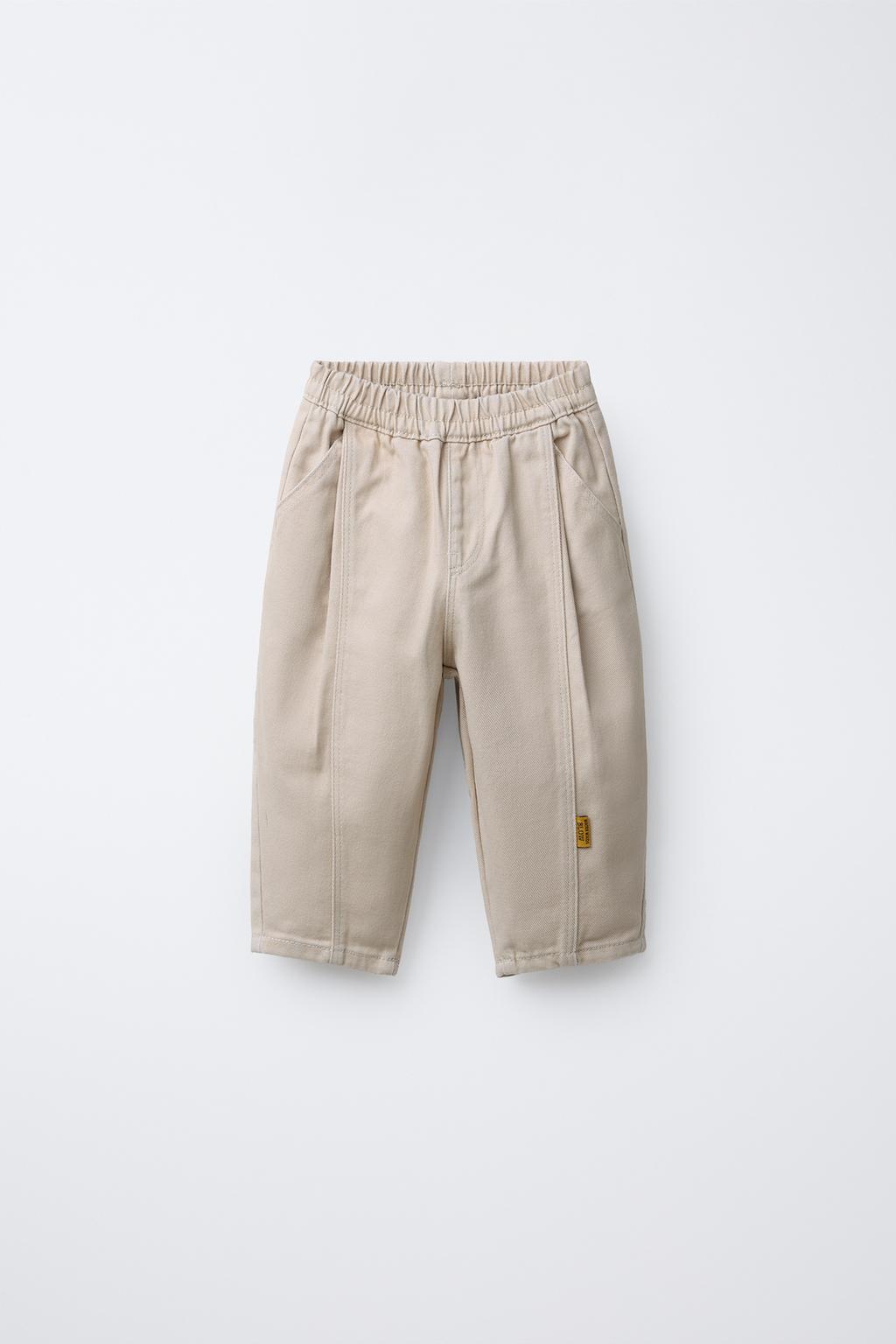 БРЮКИ BALLOON С ЗАЩИПАМИ И НАШИВКАМИ