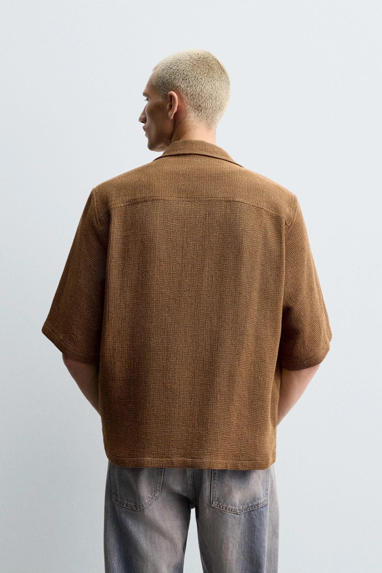 Рубашка с текстурой