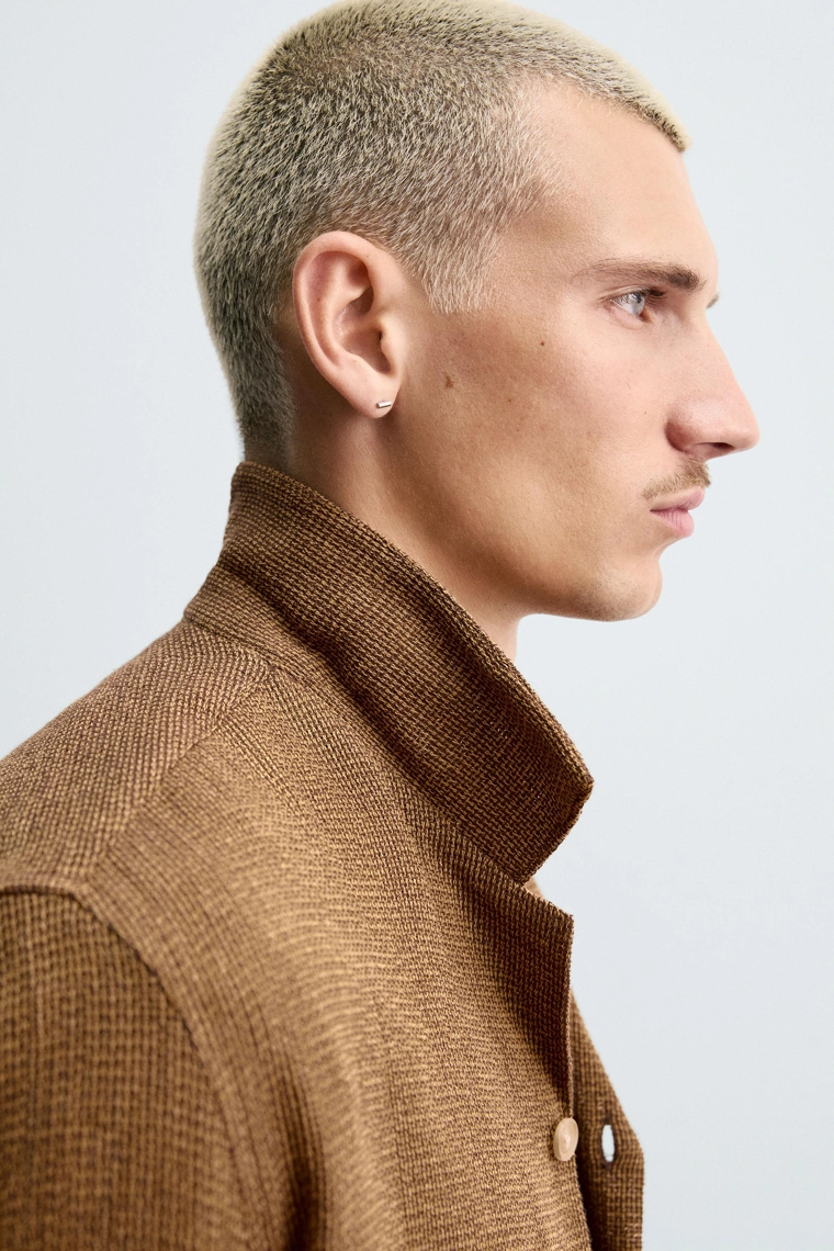 Рубашка с текстурой