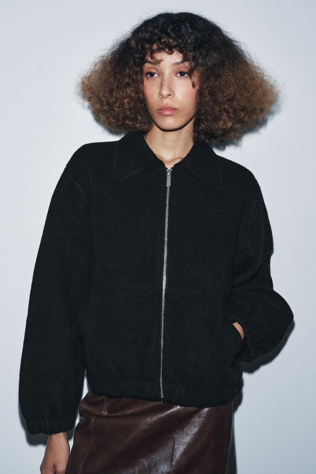 ТРИКОТАЖНЫЙ БОМБЕР НА МОЛНИИ