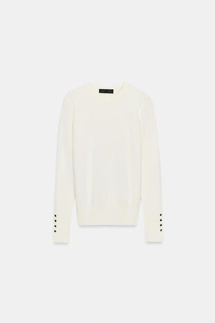 Базовый однотонный свитер- Заказать в России