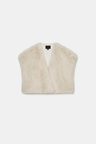 Жилет из искусственного меха- Заказать в России