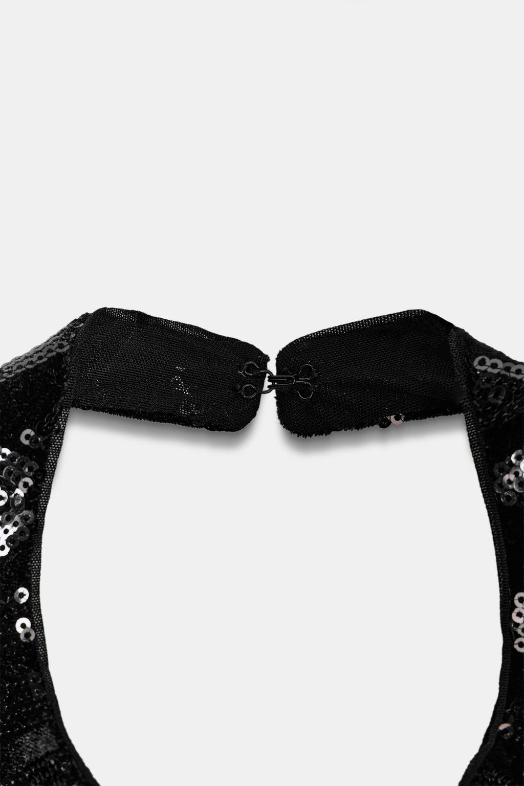 ТОП С ГОРЛОВИНОЙ ХАЛТЕР И ПАЙЕТКАМИ