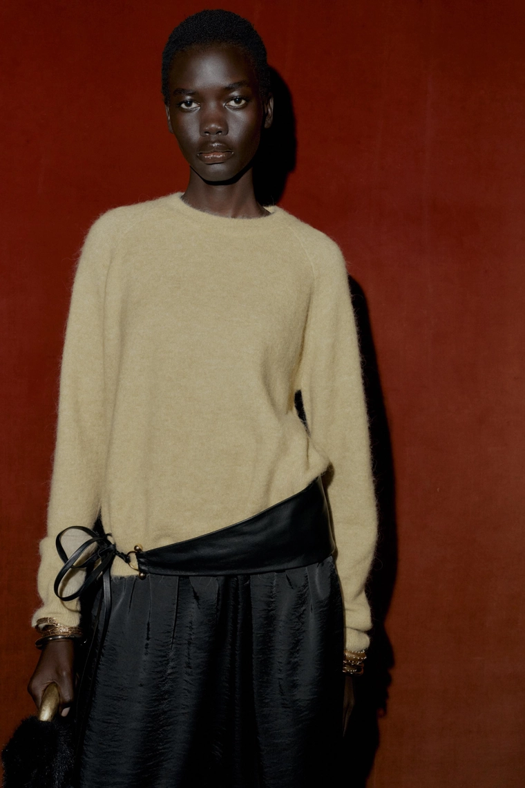 Свитер из шерсти и альпаки