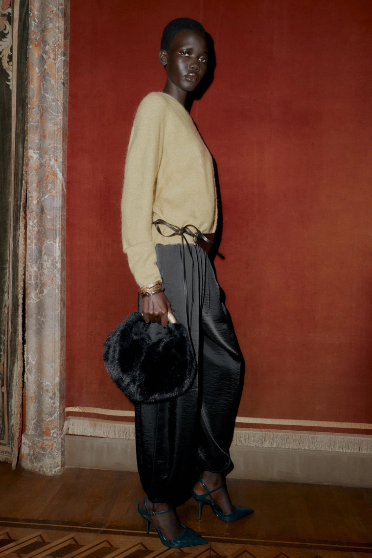 Свитер из шерсти и альпаки