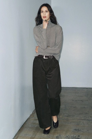 Широкие брюки в полоску — ZW COLLECTION- Заказать в России