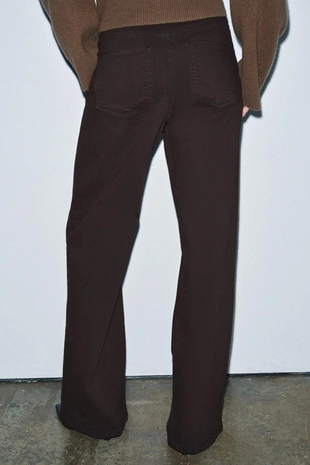 Джинсы WIDE LEG с высокой посадкой — ZW COLLECTION- Заказать в России