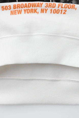 Толстовка с принтом «граффити»- Заказать в России