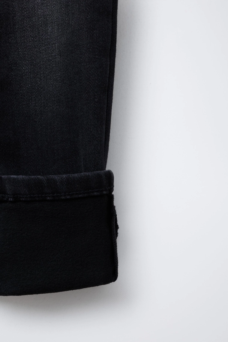 Джинсы скинни с мягким ворсом