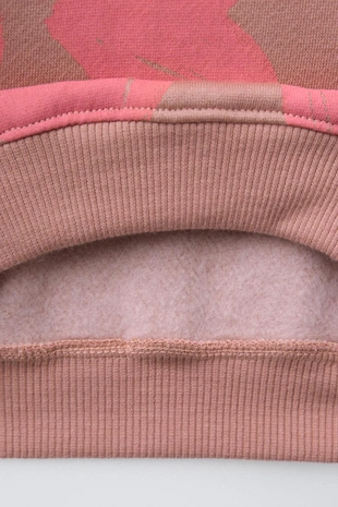 Комплект из толстовки и легинсов с принтом